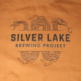 Silver Lake Brewing Project Bronzy Crew Neck Sweatshirt, Black Imprint