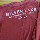 Silver Lake Brewing Project Maroon V-neck Tshirt